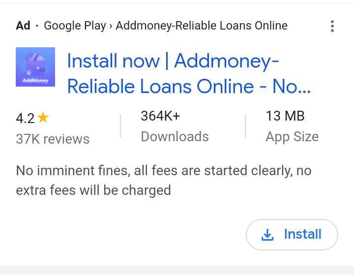 Add Money Loan App Review
