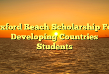 Oxford Reach Scholarship For Developing Countries Students